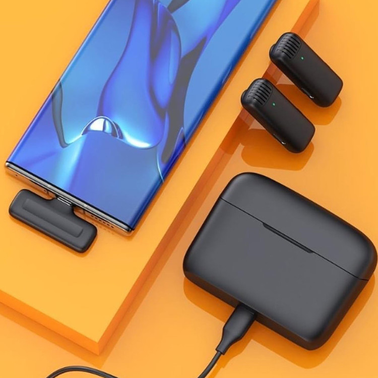 میکروفن بی سیم گرین لاین مدل 2in1 Digital Display Lightning