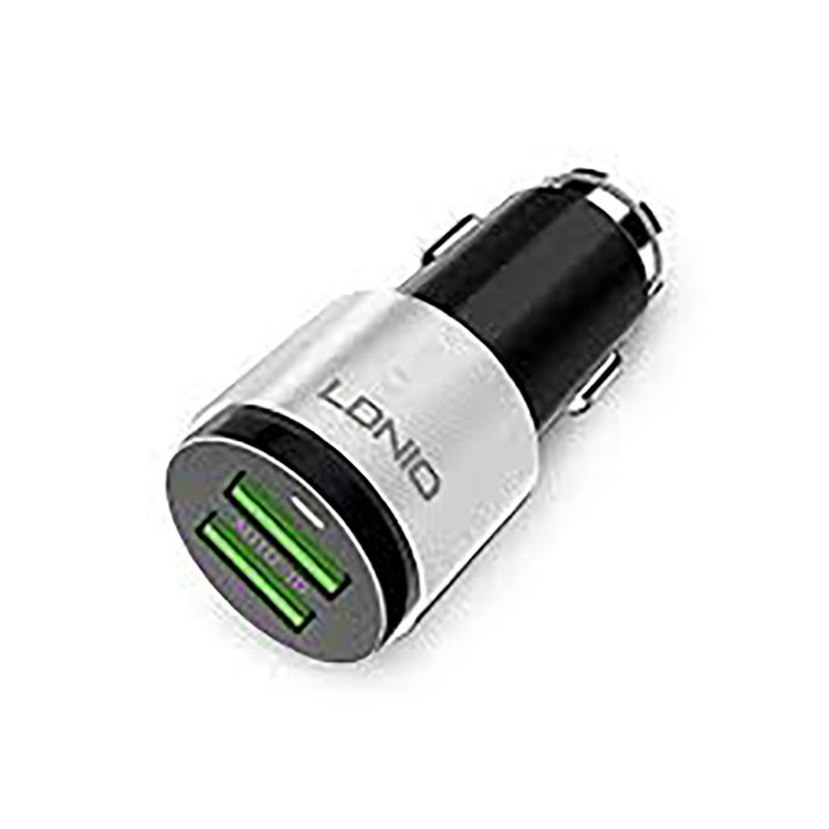 شارژر فندکی الدینیو مدل C403 به همراه کابل تبدیل microUSB