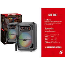 اسپیکر بلوتوثی KTS-2197 همراه میکروفون