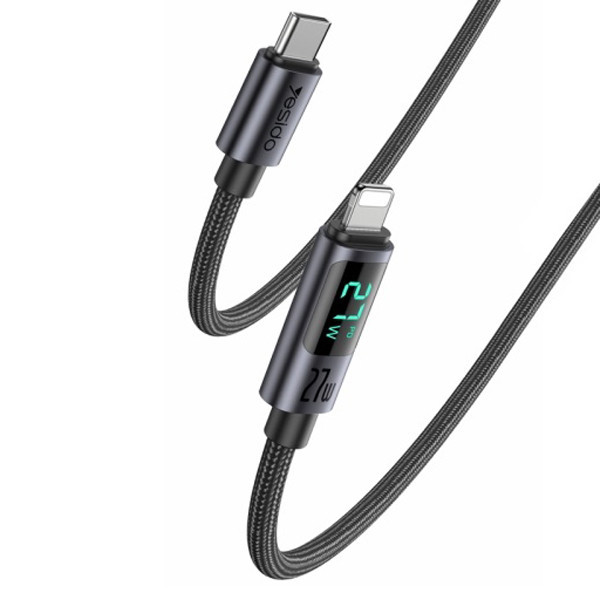 کابل تبدیل USB-C به لایتنینگ یسیدو مدل CA157 PD27W طول 1.2 متر