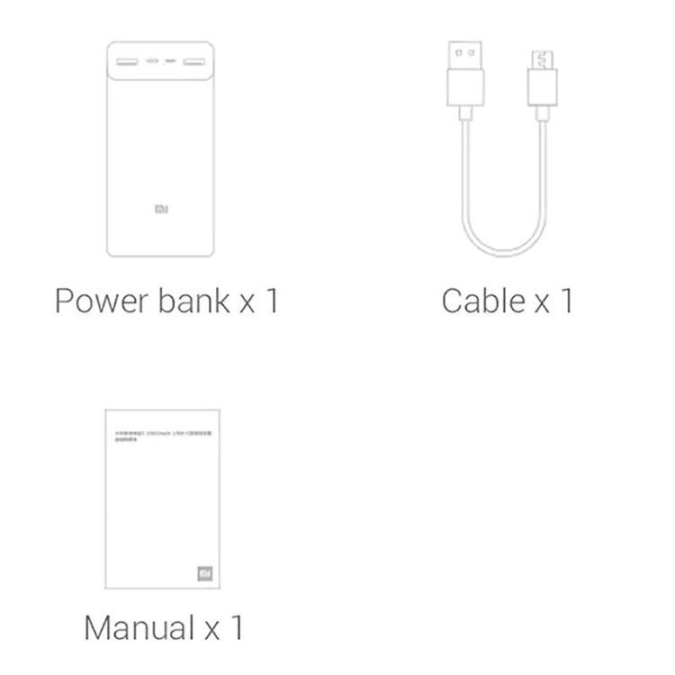 پاوربانک 30 شیائومی مدل Mi PB3018ZM نسخه چین 18 وات