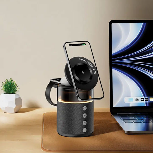 پایه نگهدارنده گرین لاین مدل 5in1 Wireless Charger