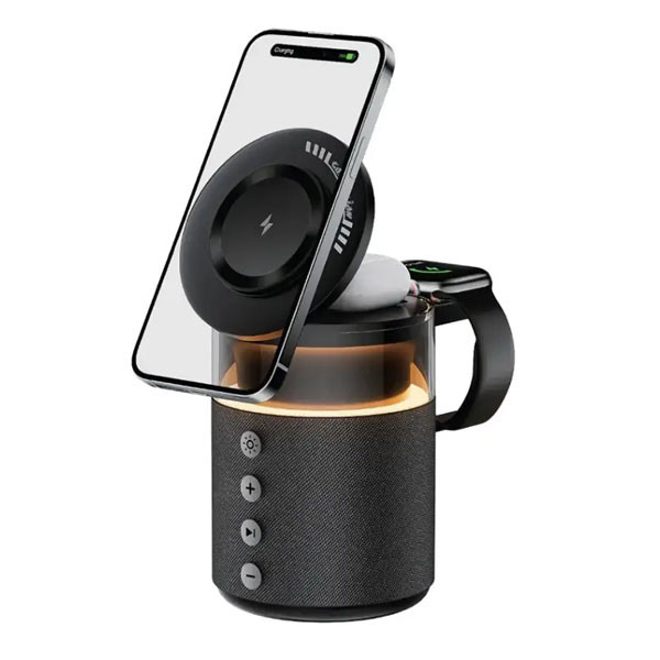 پایه نگهدارنده گرین لاین مدل 5in1 Wireless Charger