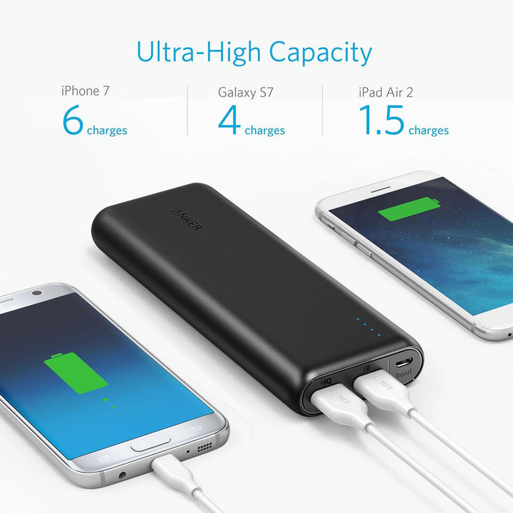 پاوربانک انکر مدل A1278 PowerCore Speed Upgrade With Quick Charge 3.0 با ظرفیت 20000 میلی آمپر ساعت