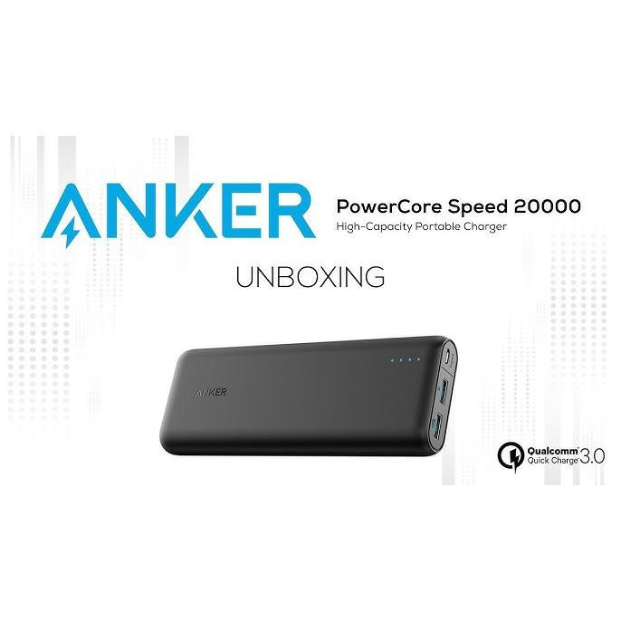 پاوربانک انکر مدل A1278 PowerCore Speed Upgrade With Quick Charge 3.0 با ظرفیت 20000 میلی آمپر ساعت