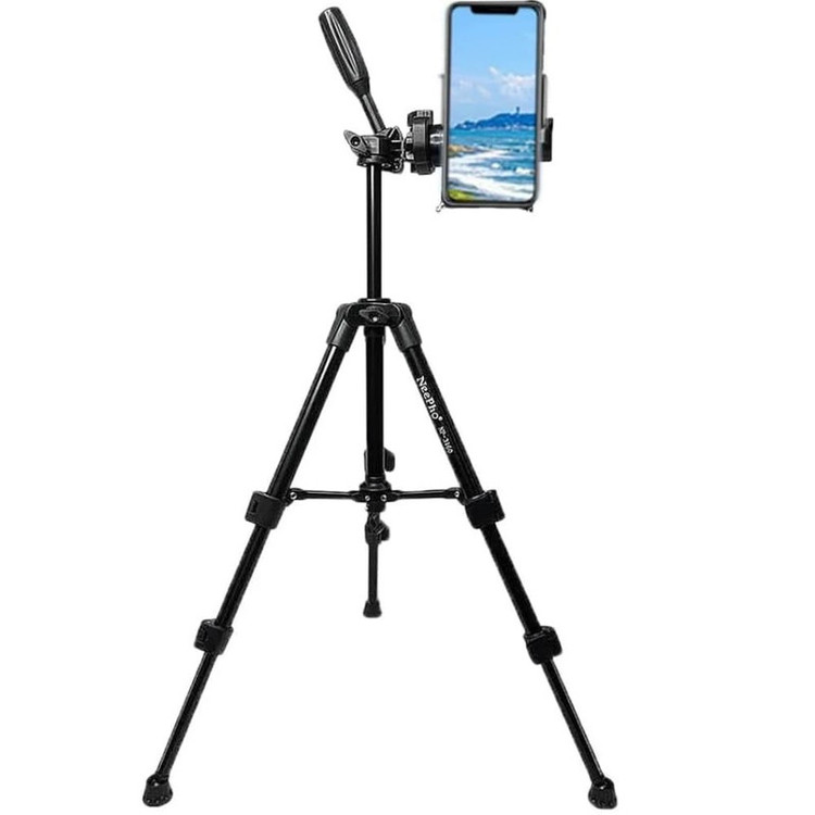 سه پایه دوربین نیفو مدل NP-3180 با حداکثر ارتفاع 150 سانتیمتر