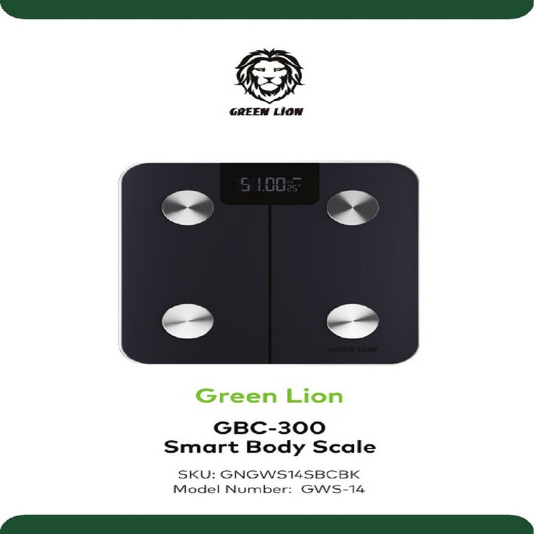 ترازو هوشمند گرین لاین مدل GBC-300 با دقت 50 گرم