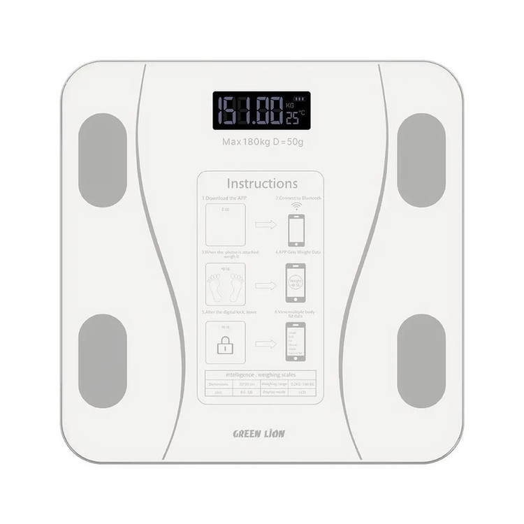 ترازو هوشمند گرین لاین مدل GBC-200 با دقت 50 گرم