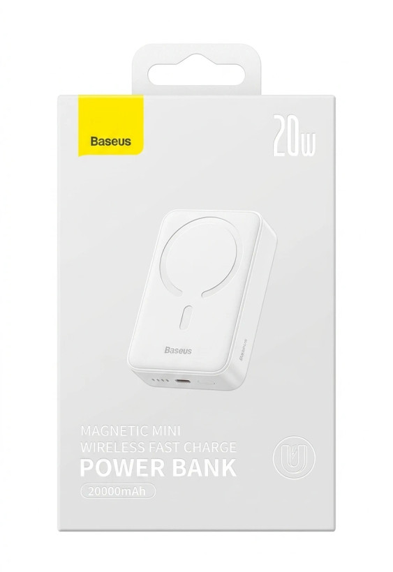 پاوربانک بیسوس مدل MAGNETIC MINI 20W ظرفیت 20000 میلی آمپر ساعت