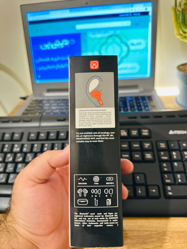 هندزفری بلوتوثی JBL مدل LIVE PRO PLUS طرح اورجینال